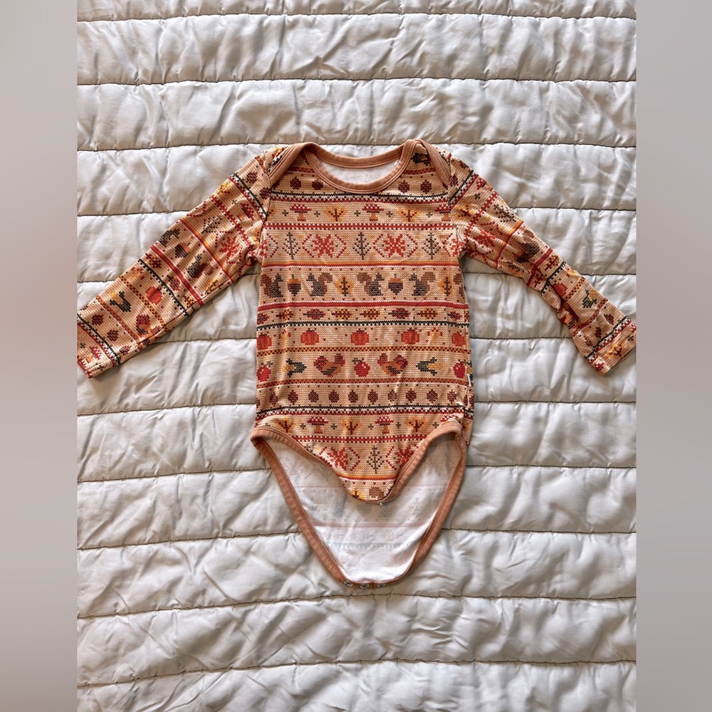 Play by Little Sleepies Harvest Fair Isle bodysuit 18-24 months